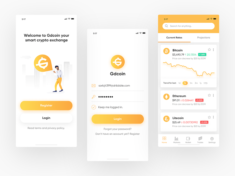exchange app crypto