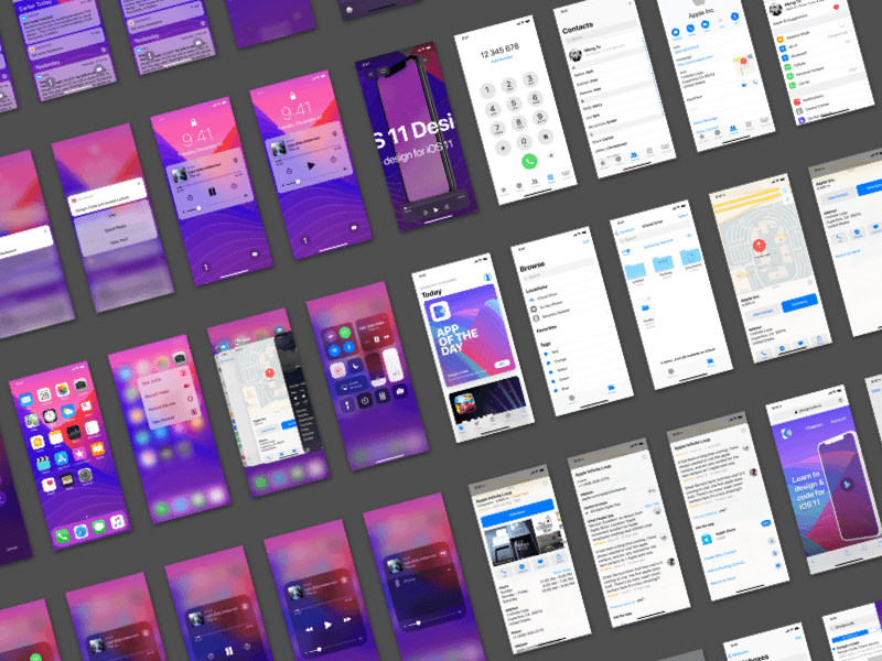 iOS 93 iPhone GUI Kit Sketch freebie  Download free resource for Sketch   Sketch App Sources