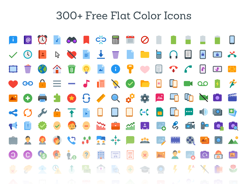 Download Free Flat Color Icons SVG freebie - Download free SVG ...