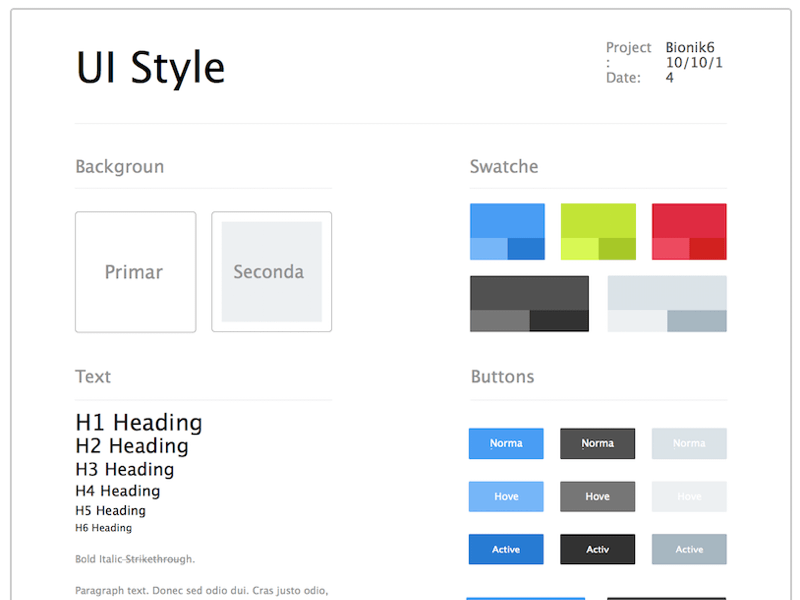 UI Style Guide Sketch freebie - Download free resource for Sketch - Sketch  App Sources