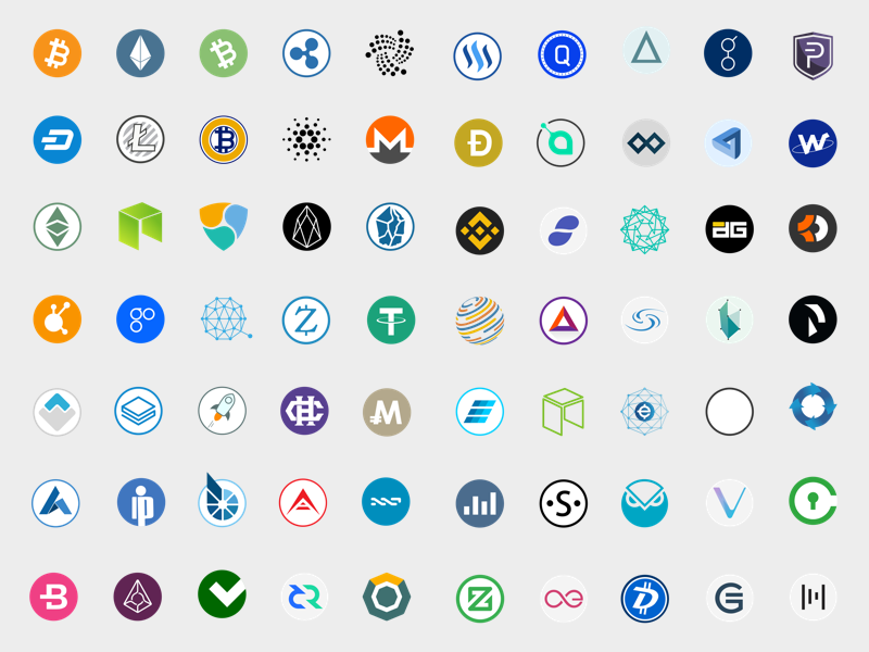 100 Cryptocurrency Vector Icons Sketch freebie - Download ... - 800 x 600 png 144kB