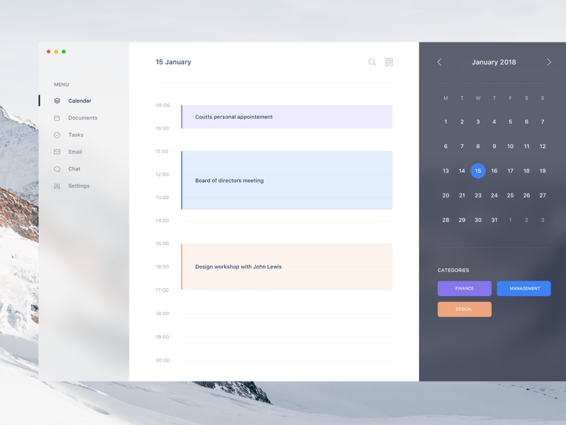 Calendar - Design System Component