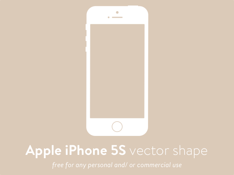 iphone 5s vector