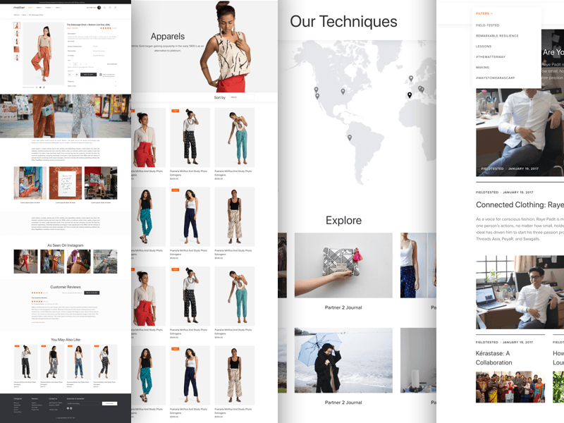 E commerce Website Template Sketch freebie Download free resource for