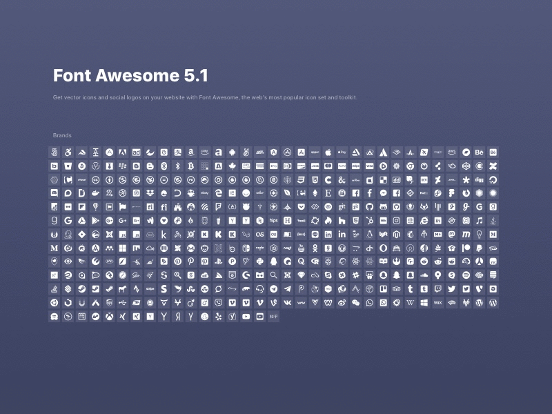 Bảng biểu tượng thương hiệu Font Awesome 5 tải xuống giúp cho quá trình thiết kế website của bạn trở nên dễ dàng hơn bao giờ hết. Với rất nhiều biểu tượng thương hiệu được cập nhật vào năm 2024, bạn sẽ không bao giờ sợ thiếu hụt một biểu tượng nào để hoàn thiện website của mình.