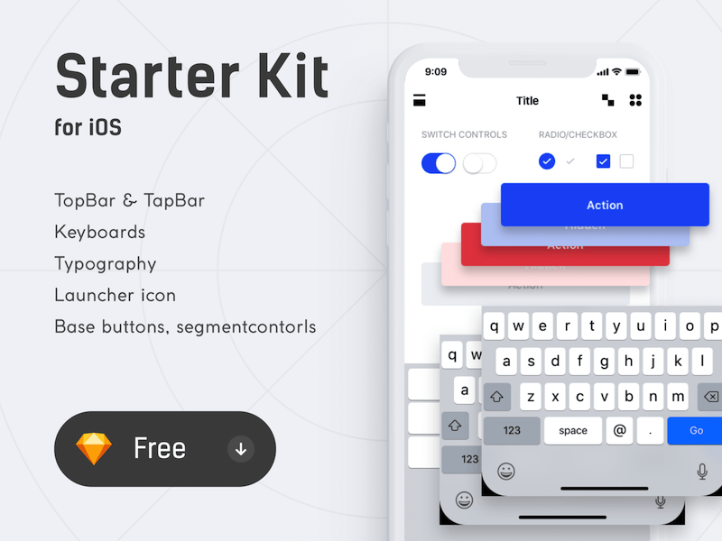 Marvie - Free iOS UI Kit for Sketch and Figma - uistore.design