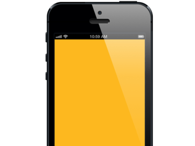 iphone 5s gold vector