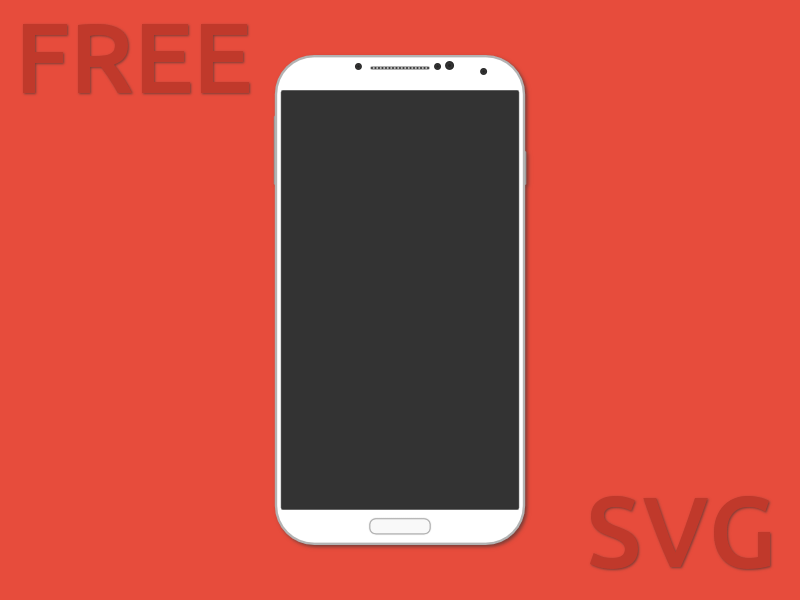 Samsung Galaxy S4 Android SVG Format SVG freebie - Download free SVG