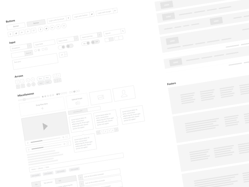 Mobile Wireframe Kit  UIUX Assets