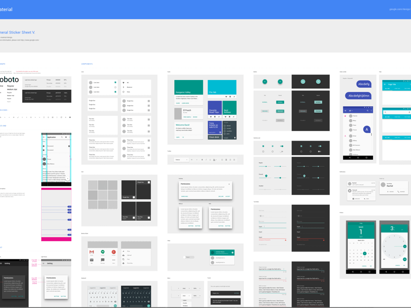 Material Design by Google Sketch freebie - Download free resource for Sketch  - Sketch App Sources