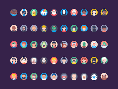 People Avatar Round Icon Set Profile Diverse Empty Faces For Social Network  Vector Abstract Illustration Stock Illustration - Download Image Now -  iStock