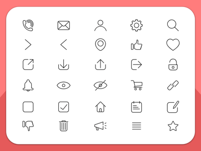 1000 Free Material Icons Library Ai PSD Sketch Figma